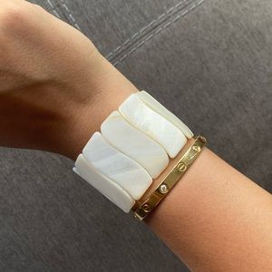 Stone White Bracelet